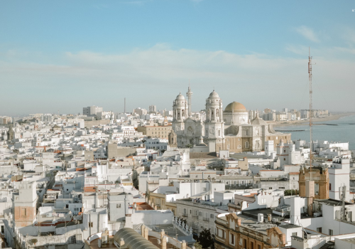 De stad Cádiz, Spanje