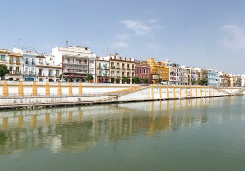 De wijk Triana (Sevilla, Andalusie)